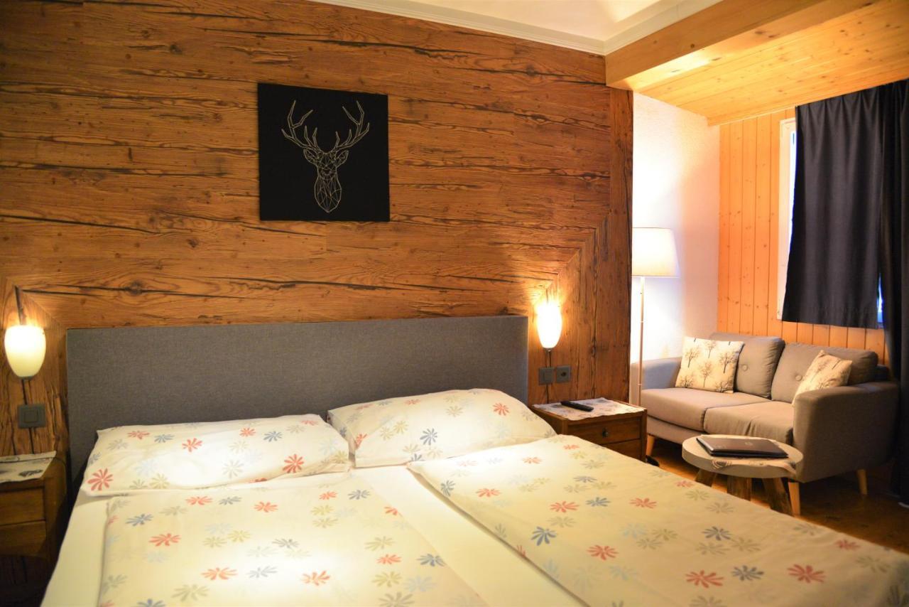 Chalet Hotel Adler Ag Kandersteg Bagian luar foto